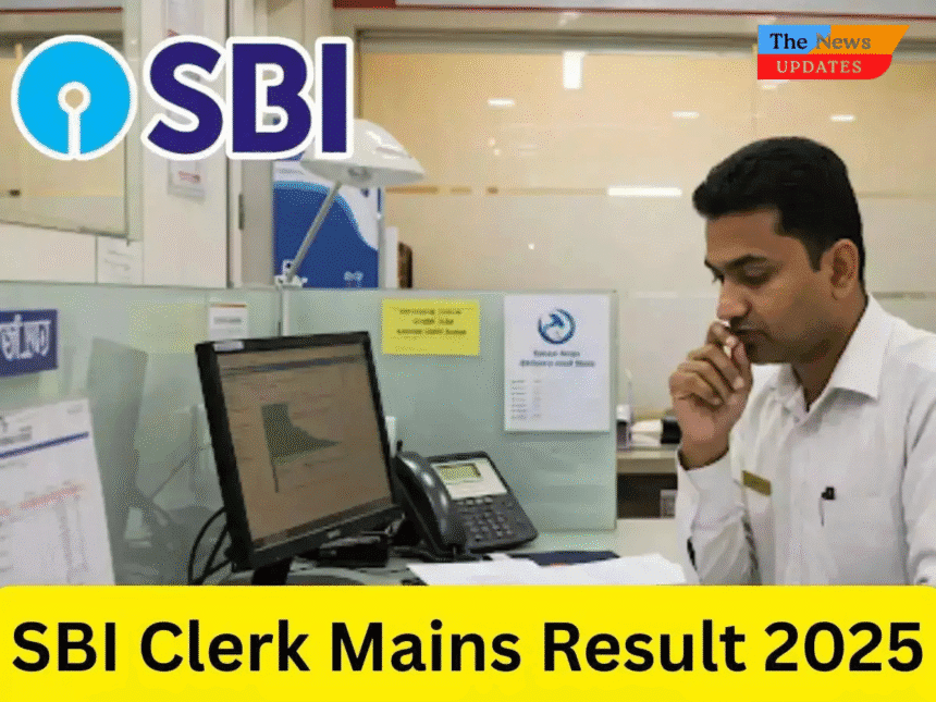SBI clerk mainsresult 2025